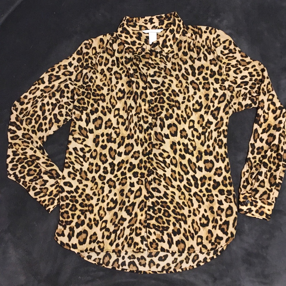 H&M leopard blouse - Picture 2 of 6
